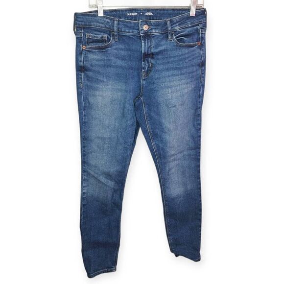 Old Navy Women's Mid-Rise Rockstar Super-Skinny Jeans Gazania Wash size 10 - Picture 4 of 10